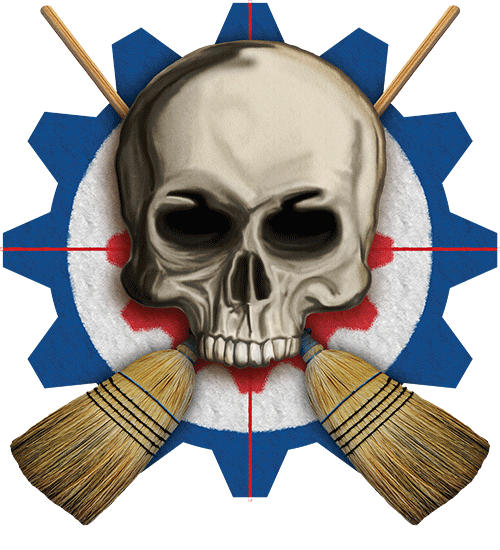 Skull & Crossbrooms - Cog House