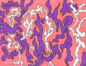 Purple & Peach-ish 1